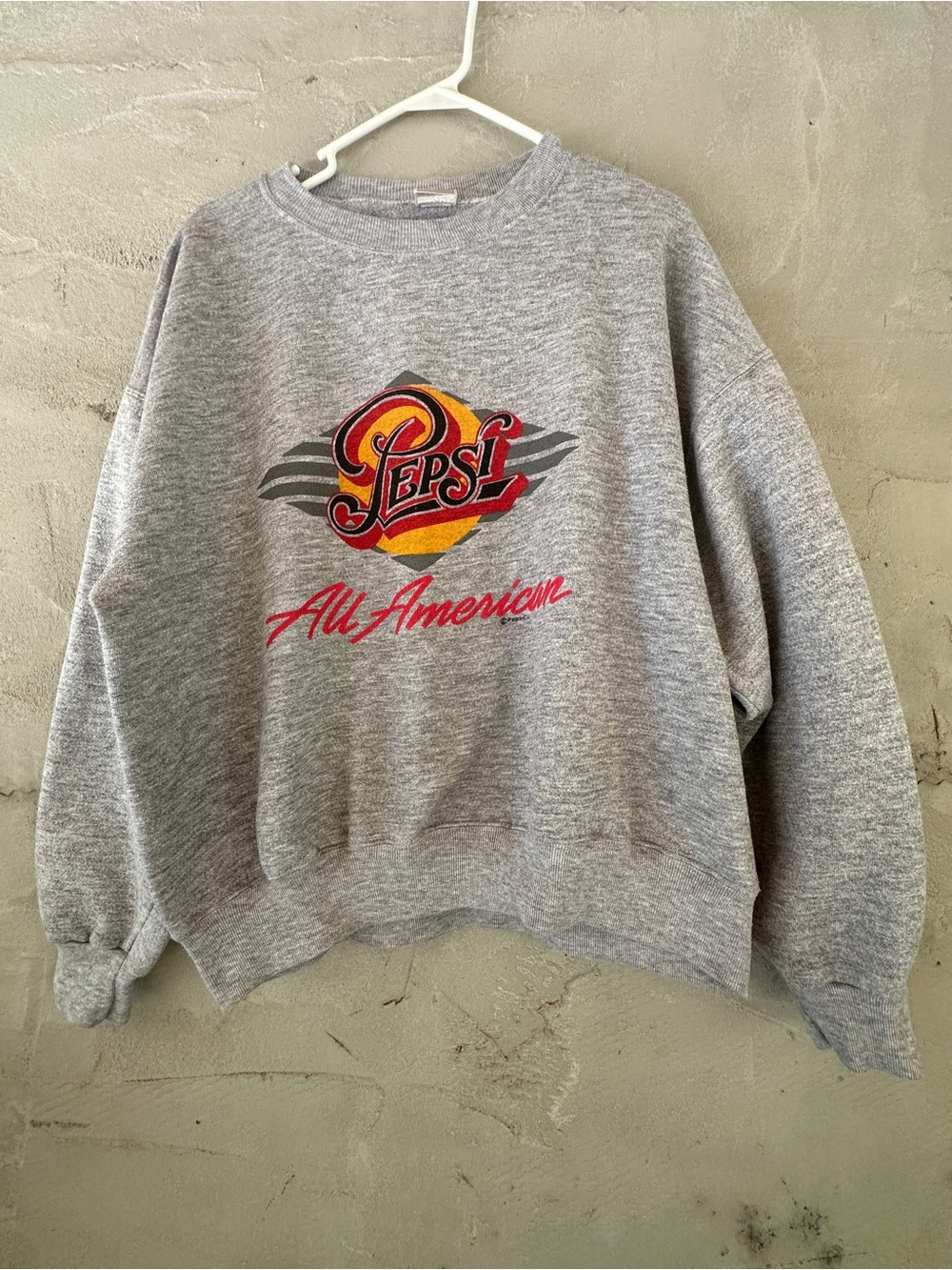 Vintage Pepsi All American Unisex Gray Crewneck Sweatshirt